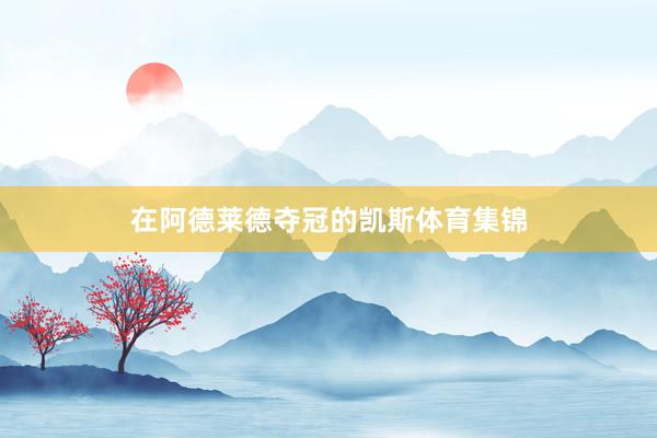 在阿德莱德夺冠的凯斯体育集锦