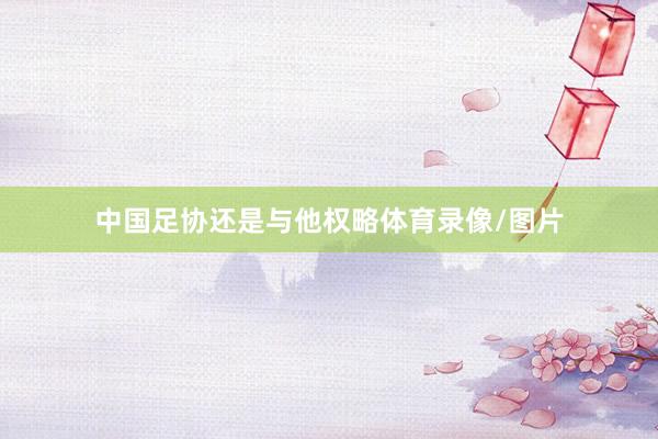 中国足协还是与他权略体育录像/图片