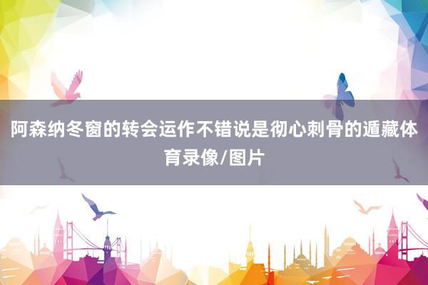 阿森纳冬窗的转会运作不错说是彻心刺骨的遁藏体育录像/图片
