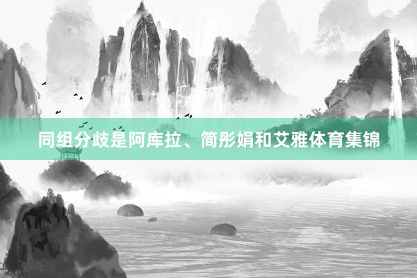 同组分歧是阿库拉、简彤娟和艾雅体育集锦