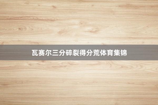 瓦赛尔三分碎裂得分荒体育集锦