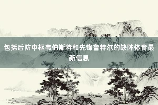 包括后防中枢韦伯斯特和先锋鲁特尔的缺阵体育最新信息