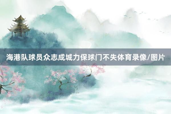海港队球员众志成城力保球门不失体育录像/图片