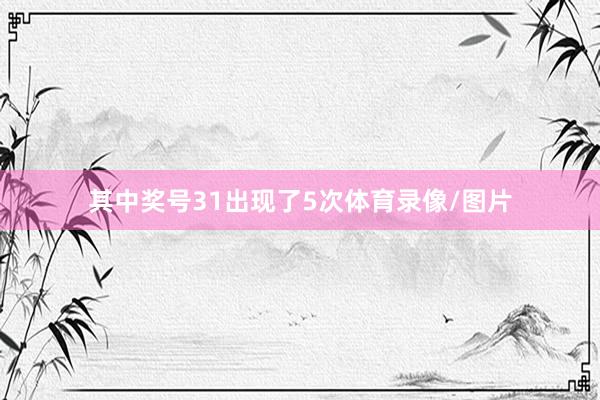 其中奖号31出现了5次体育录像/图片