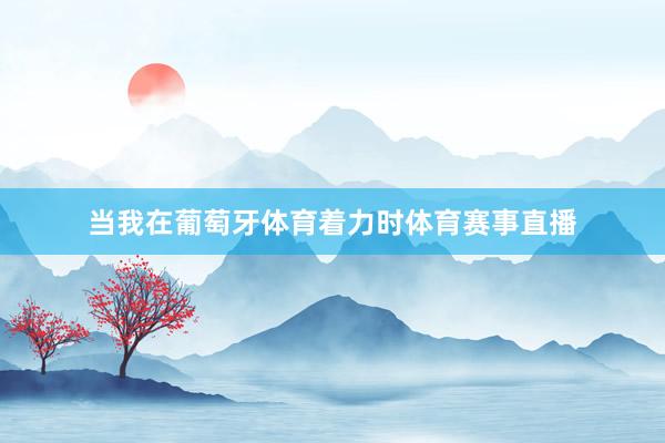 当我在葡萄牙体育着力时体育赛事直播