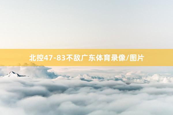北控47-83不敌广东体育录像/图片