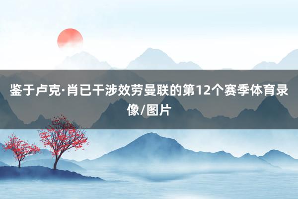 鉴于卢克·肖已干涉效劳曼联的第12个赛季体育录像/图片