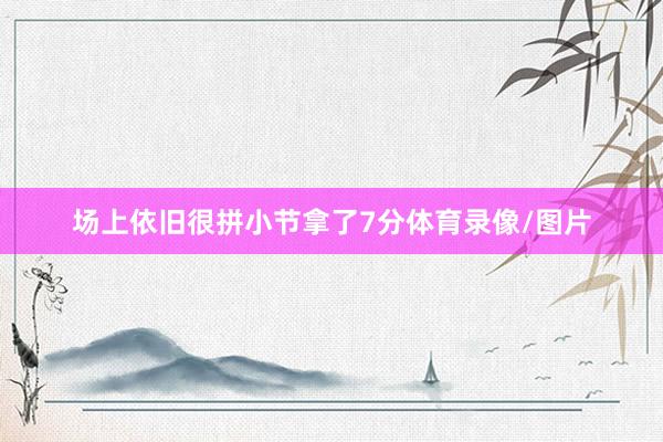 场上依旧很拼小节拿了7分体育录像/图片