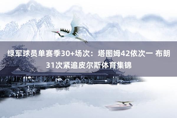 绿军球员单赛季30+场次：塔图姆42依次一 布朗31次紧追皮尔斯体育集锦
