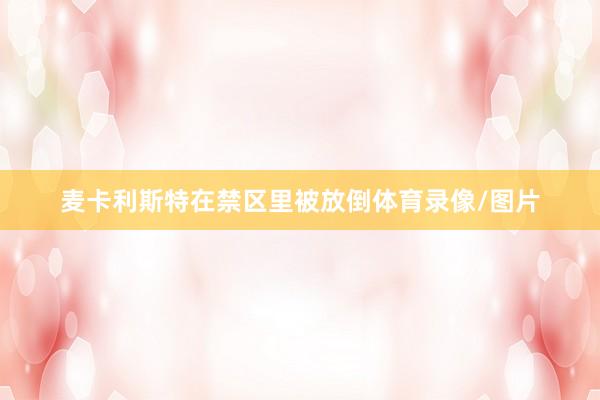 麦卡利斯特在禁区里被放倒体育录像/图片
