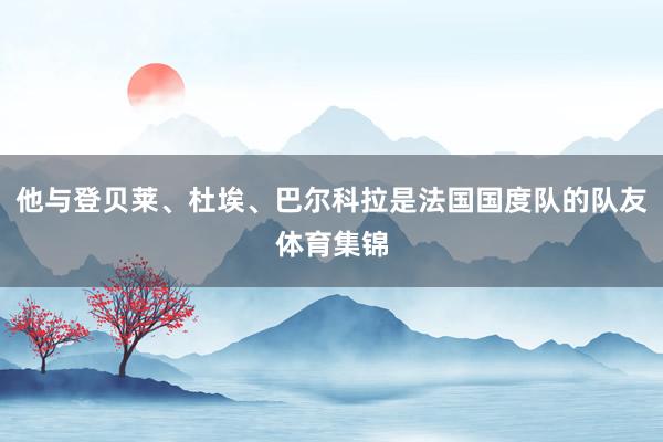 他与登贝莱、杜埃、巴尔科拉是法国国度队的队友体育集锦