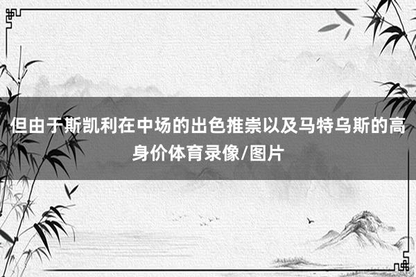 但由于斯凯利在中场的出色推崇以及马特乌斯的高身价体育录像/图片